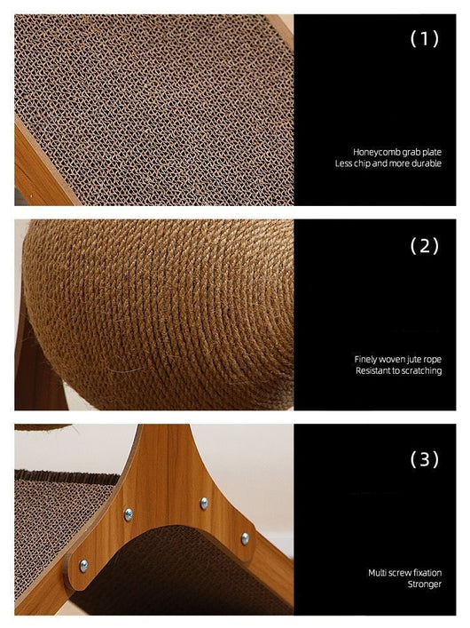 Rascador Vertical Noria para Gatos - Resistente y Duradero - Image 9