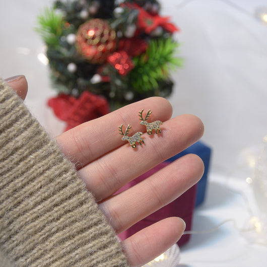 Moño Navideño Largo con Reno y Estrella de Cinco Puntas - Image 13