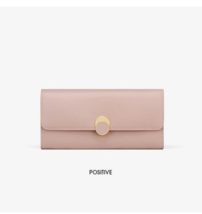 Billetera Larga de Cuero Genuino para Mujer - Gran Capacidad - Image 8