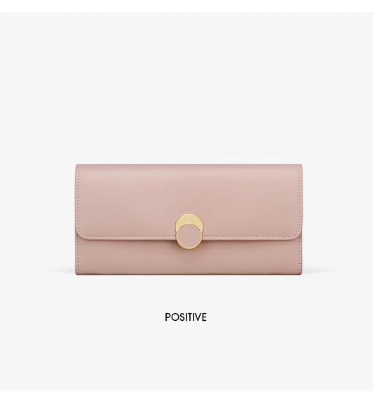 Billetera Larga de Cuero Genuino para Mujer - Gran Capacidad - Image 8