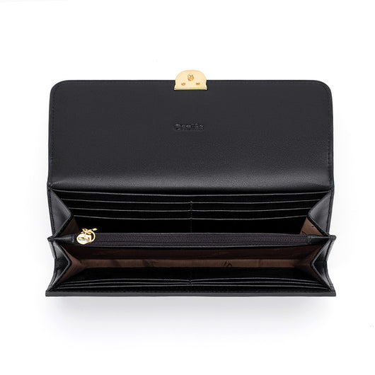 Billetera Larga de Cuero Genuino para Mujer - Gran Capacidad - Image 12