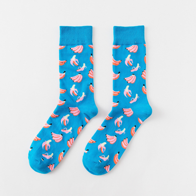 Calcetines Divertidos de Frutas Plátano para Hombre y Mujer - Image 13