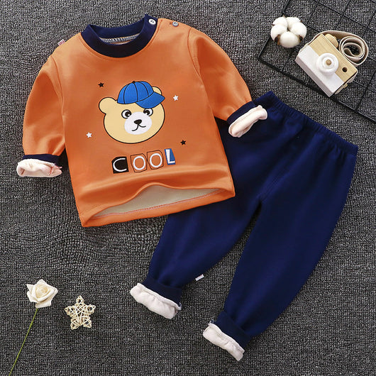 Conjunto Térmico Infantil Forrado en Fleece para Niños y Niñas - Image 17