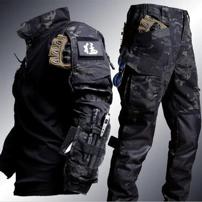 Camiseta Táctica Camuflaje Manga Larga Estilo Rana - Image 12