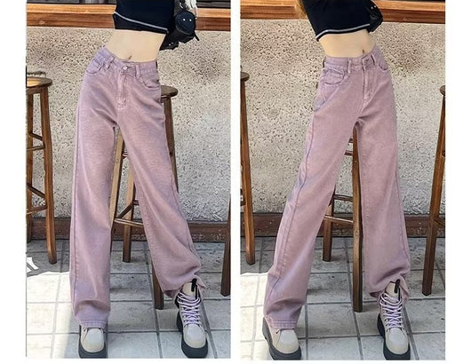 Pantalones Morados Ajustados Cintura Alta Reductores para Mujer - Image 16
