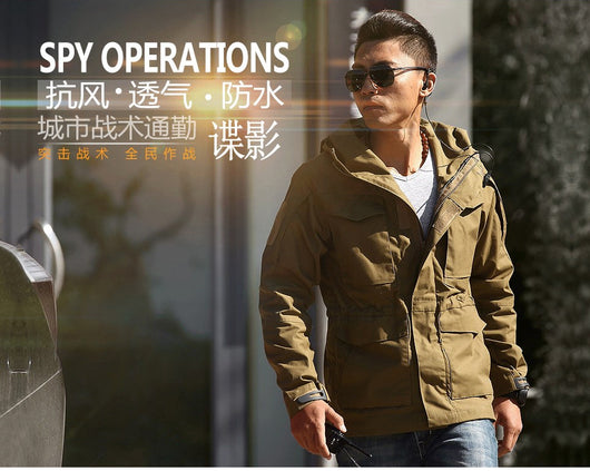 Chaqueta Táctica M65 Estilo Militar Casual Impermeable - Image 4