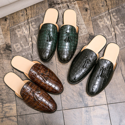 Zapatos de Cuero Mocasín con Borlas y Soporte Semiflexible para Hombre - Image 12