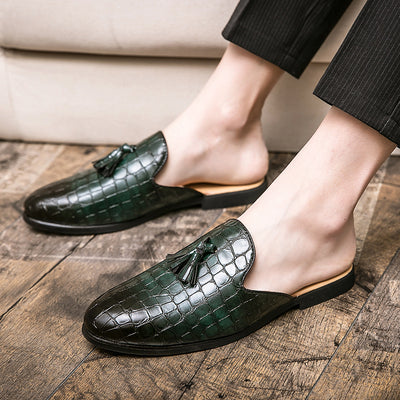 Zapatos de Cuero Mocasín con Borlas y Soporte Semiflexible para Hombre - Image 15