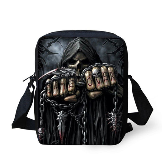 Bolsa Mensajera Infantil Estilo Calavera Urbano - Image 11