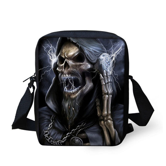 Bolsa Mensajera Infantil Estilo Calavera Urbano - Image 15