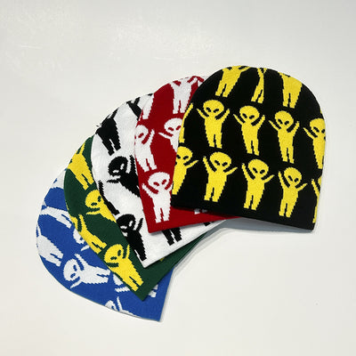 Gorro Tejido Alienígena Cartoon para Otoño e Invierno - Diseño Halloween Creativo - Image 16