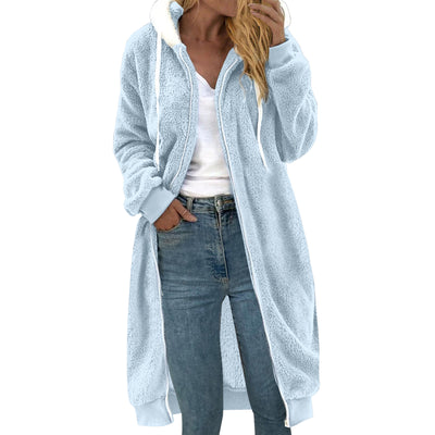 Abrigo de Invierno Mujer con Capucha y Forro Polar Doble Cara - Image 16