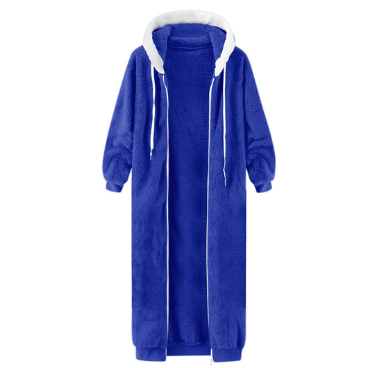 Abrigo de Invierno Mujer con Capucha y Forro Polar Doble Cara - Image 34