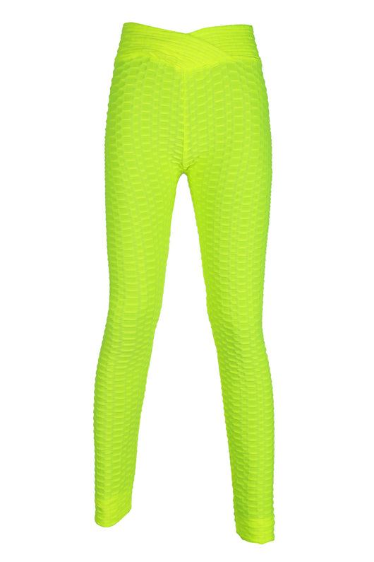 Pantalones Yoga Jacquard V Cintura Alta - Ajustados Deportivos - Image 5