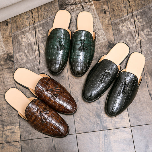 Zapatos de Cuero Mocasín con Borlas y Soporte Semiflexible para Hombre - Image 20