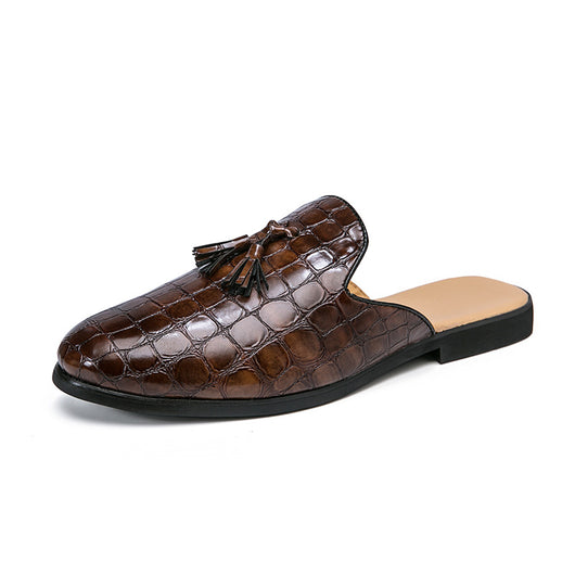 Zapatos de Cuero Mocasín con Borlas y Soporte Semiflexible para Hombre - Image 24