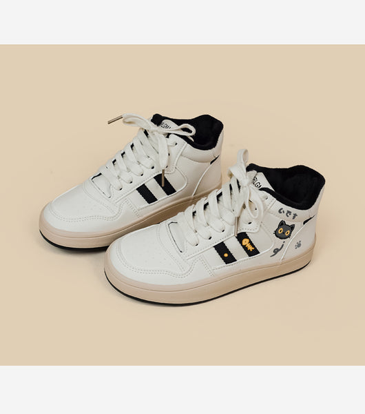 Zapatillas Altas para Mujer con Forro de Terciopelo y Cordones - Image 21