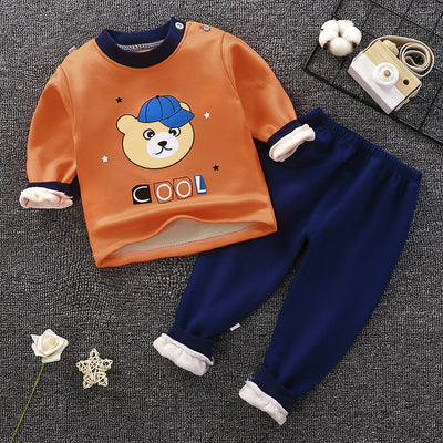 Conjunto Térmico Infantil Forrado en Fleece para Niños y Niñas - Image 26