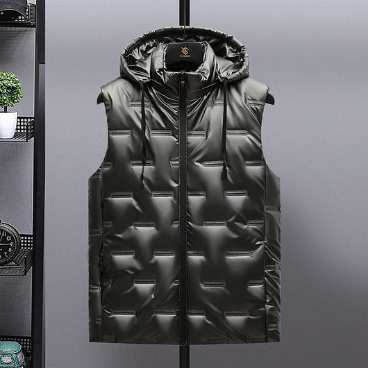 Chaleco Térmico Acolchado de Algodón para Hombre - Image 8