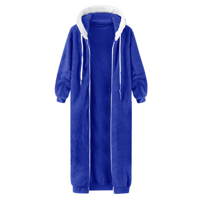 Abrigo de Invierno Mujer con Capucha y Forro Polar Doble Cara - Image 65