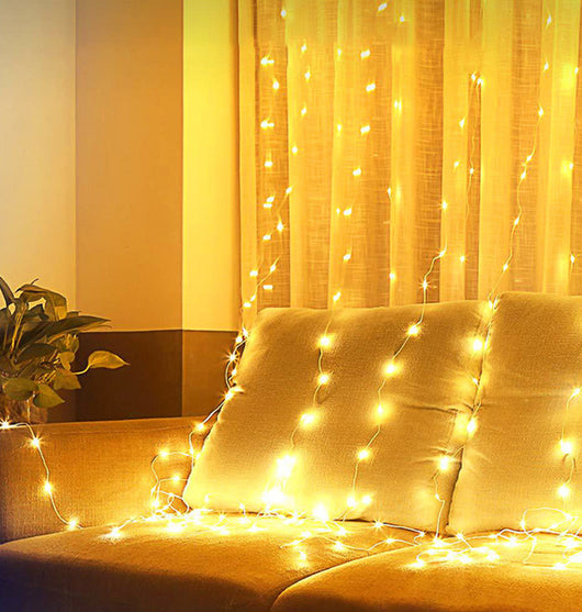 Cortina de Luces LED USB con Control Remoto para Ventanas - Decoración Navideña - Image 26