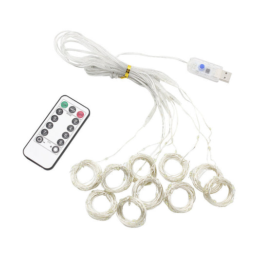 Cortina de Luces LED USB con Control Remoto para Ventanas - Decoración Navideña - Image 29