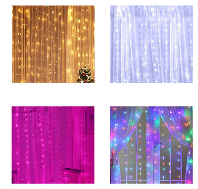 Cortina de Luces LED USB con Control Remoto para Ventanas - Decoración Navideña - Image 32