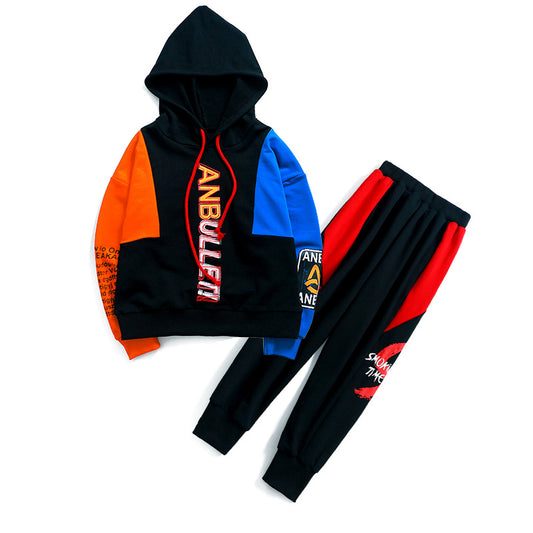 Conjunto Deportivo Infantil Coreano Primavera - Sudadera y Pantalón para Niños Grandes - Image 2