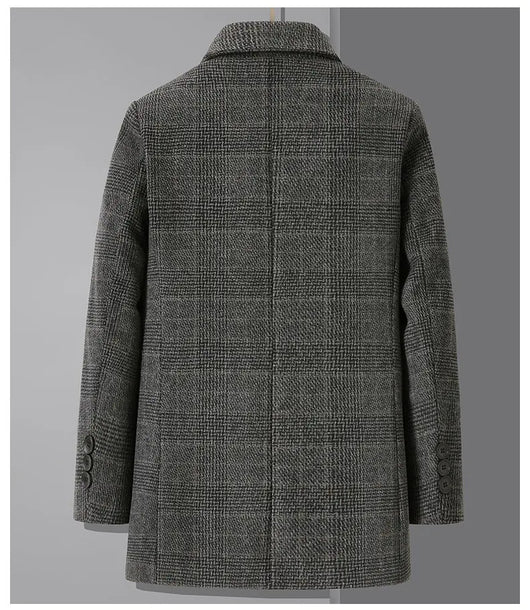 Abrigo de Lana para Hombre con Forro Desmontable de Plumón - Invierno Cálido y Versátil - Image 24