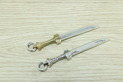 Dije Personalizador de Plata Esterlina S925 Diseño de Cuchillo - Image 9