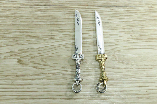 Dije Personalizador de Plata Esterlina S925 Diseño de Cuchillo - Image 10
