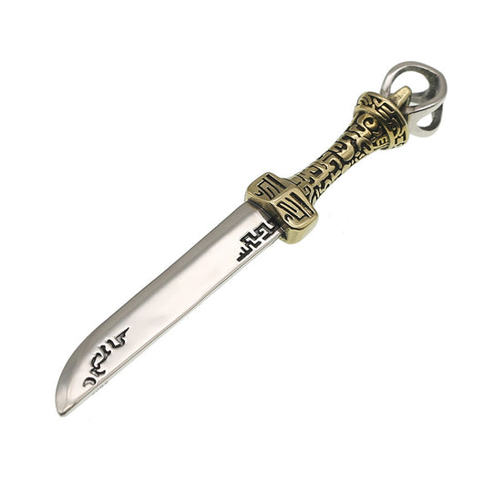 Dije Personalizador de Plata Esterlina S925 Diseño de Cuchillo - Image 12