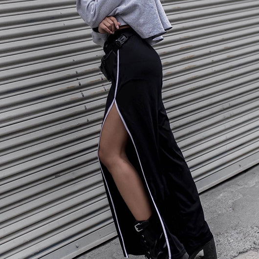 Pantalones Anchos con Rayas Laterales - Image 5