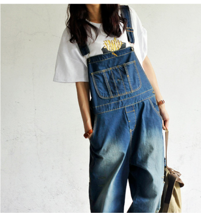 Pantalones Vaqueros Anchos Deslavados para Mujer - Estilo Casual Holgado - Image 8