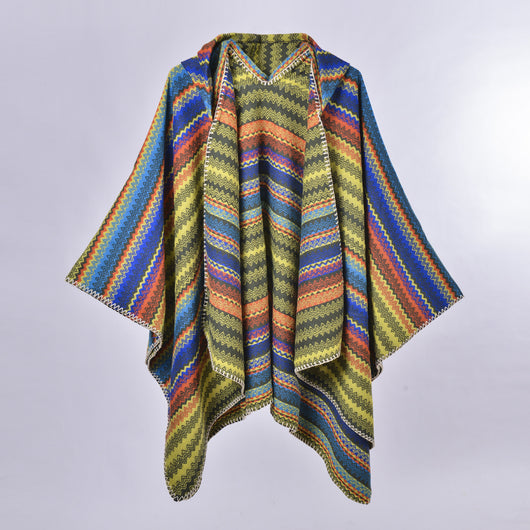 Chal Hooded con Abertura Lateral para Mujer - Image 6