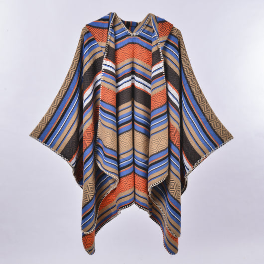 Chal Hooded con Abertura Lateral para Mujer - Image 11