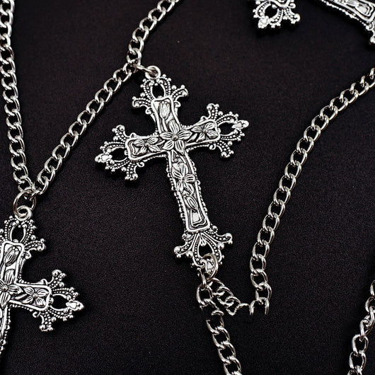 Cadena de Cintura Gótica con Cruz - Image 8