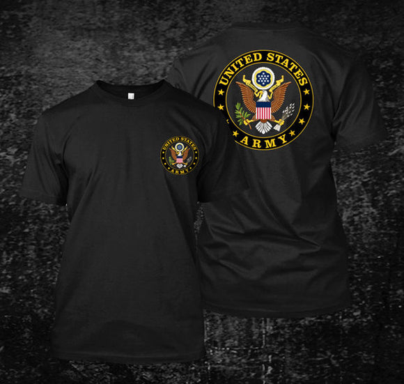 Camiseta Militar del Ejército Estadounidense para Hombre - Algodón Premium