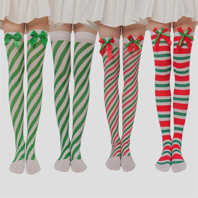 Calcetines Navideños con Muñeca de Peluche y Moño - Image 15