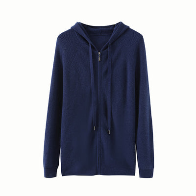 Cardigan Hoodie de Cachemira para Hombre - Abrigo Tejido Grueso y Cálido - Image 12