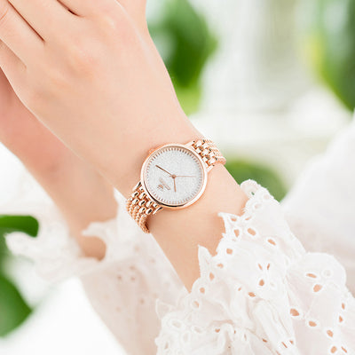 Reloj de Cuarzo para Mujer con Diamantes y Esfera Pequeña - Diseño Minimalista Verano - Image 9