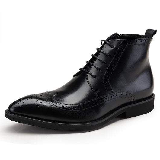 Botas de Cuero Tallado Estilo Británico - Image 10