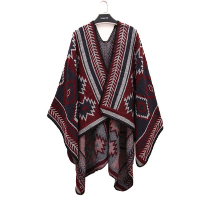 Chal Bohemio Cálido para Otoño e Invierno - Diseño Versátil y Elegante - Image 2