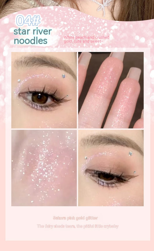 Delineador Perlado Brillante para Ojos - Fórmula Fina y Luminosa para Principiantes - Image 36
