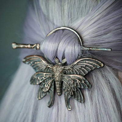 Pasador Gótico Retro con Motivo Polilla - Accesorio de Cabello Nórdico Personalizado - Image 11