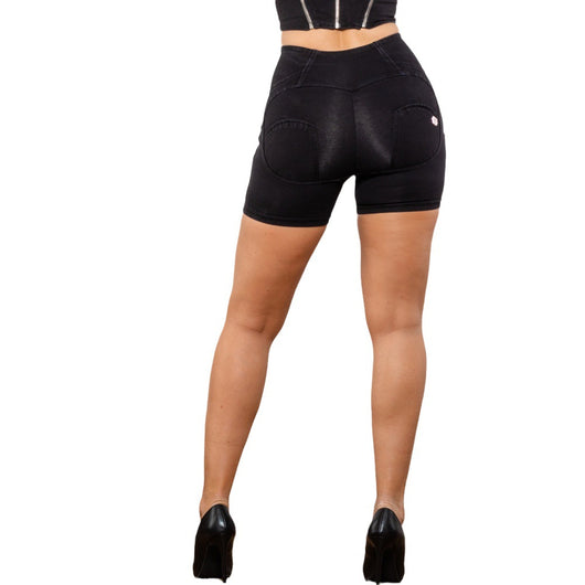 Shorts Yoga Levanta Cadera Denim Alta Elasticidad para Mujer - Image 20