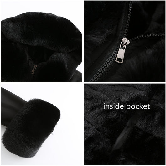 Abrigo Acolchado para Mujer con Cuello de Piel Desmontable - Parka Midi Elegante - Image 21