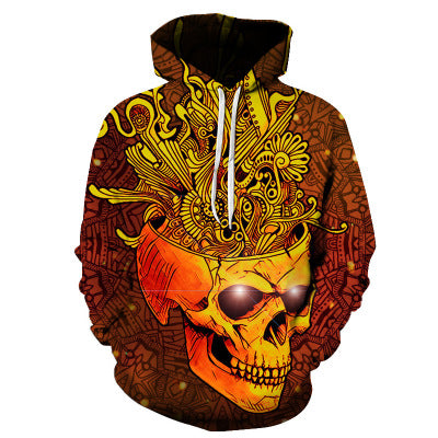 Sudadera Estampado Lobo 3D para Hombre - Image 10
