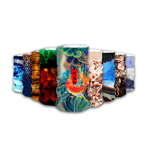 Pañuelo de Seda Helada Estampado