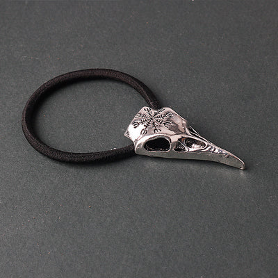 Brújula Vikinga Retro con Calavera de Cuervo y Cuerda - Image 16